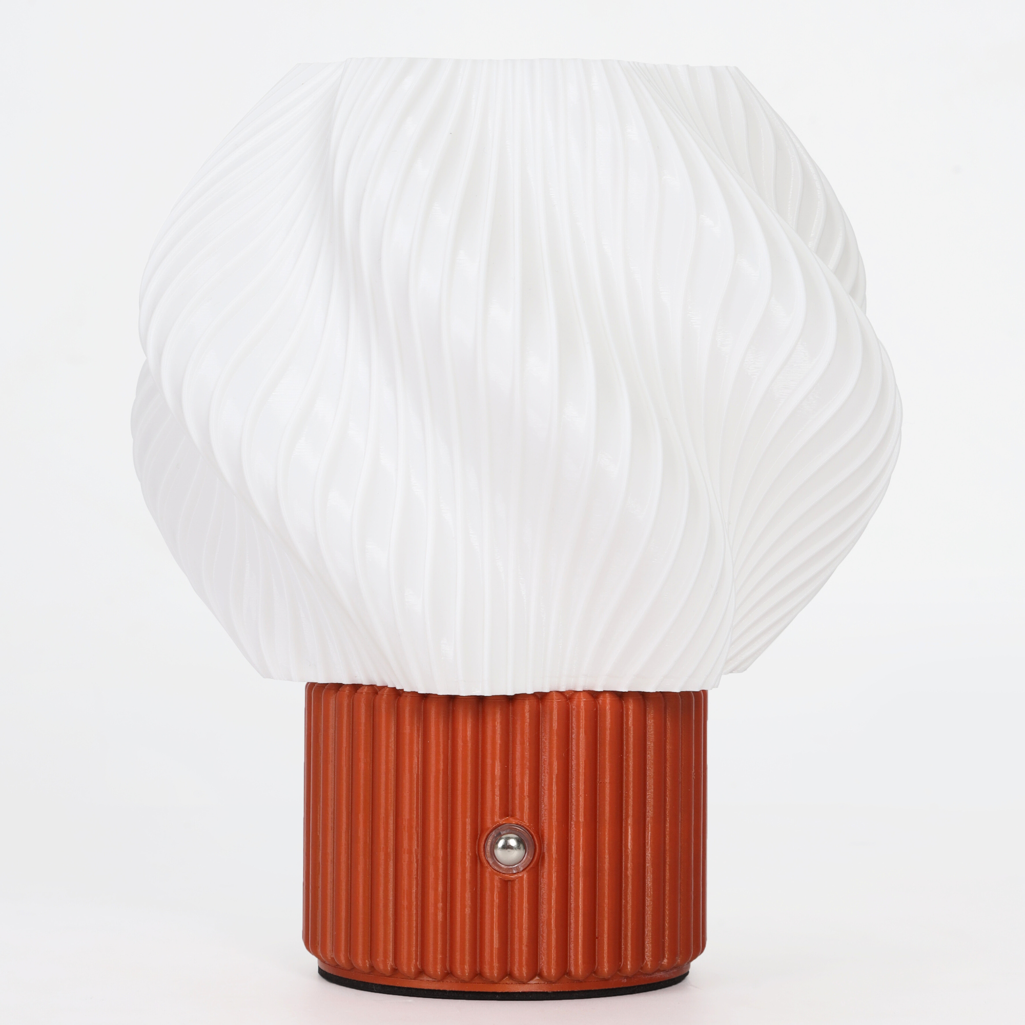 Mini Swirl Portable Lamp, Hazelnut