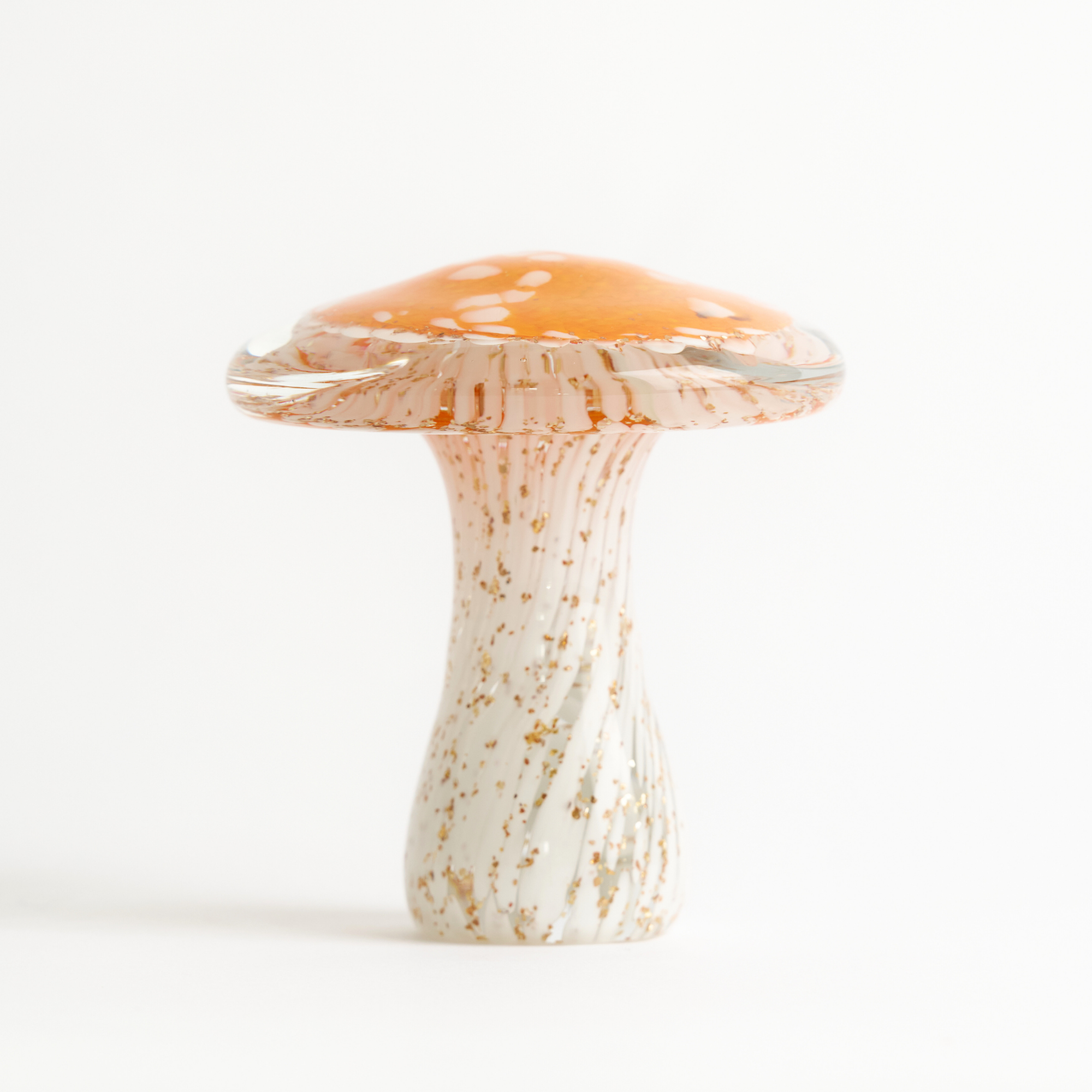 Glass Mushroom Figurine