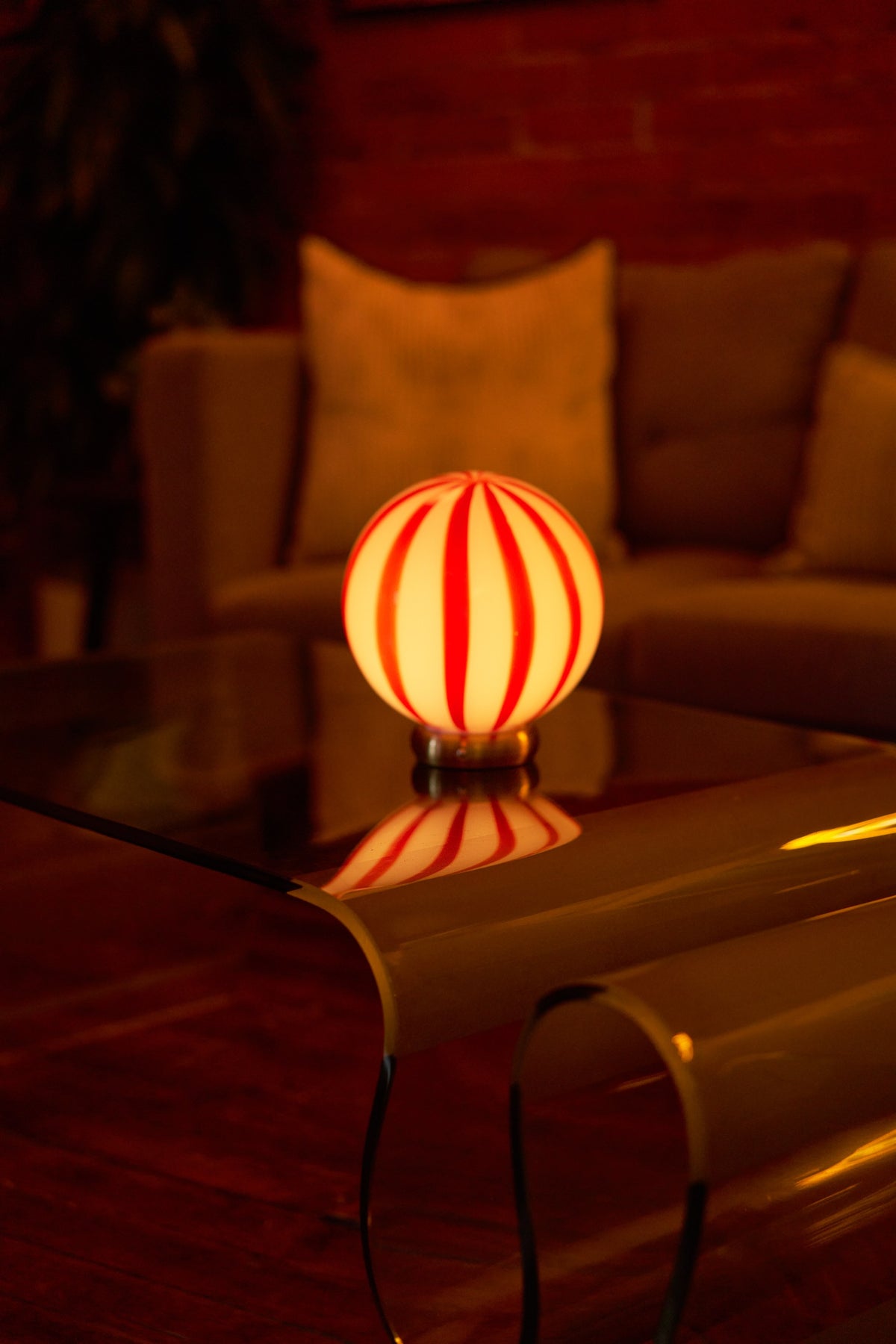 Glass Globe Lamp