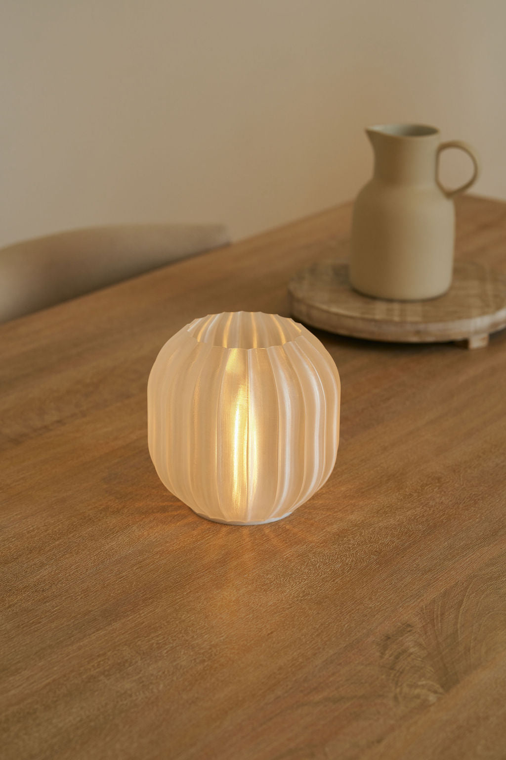 Mini Lantern Portable Lamp, Silk Mesh