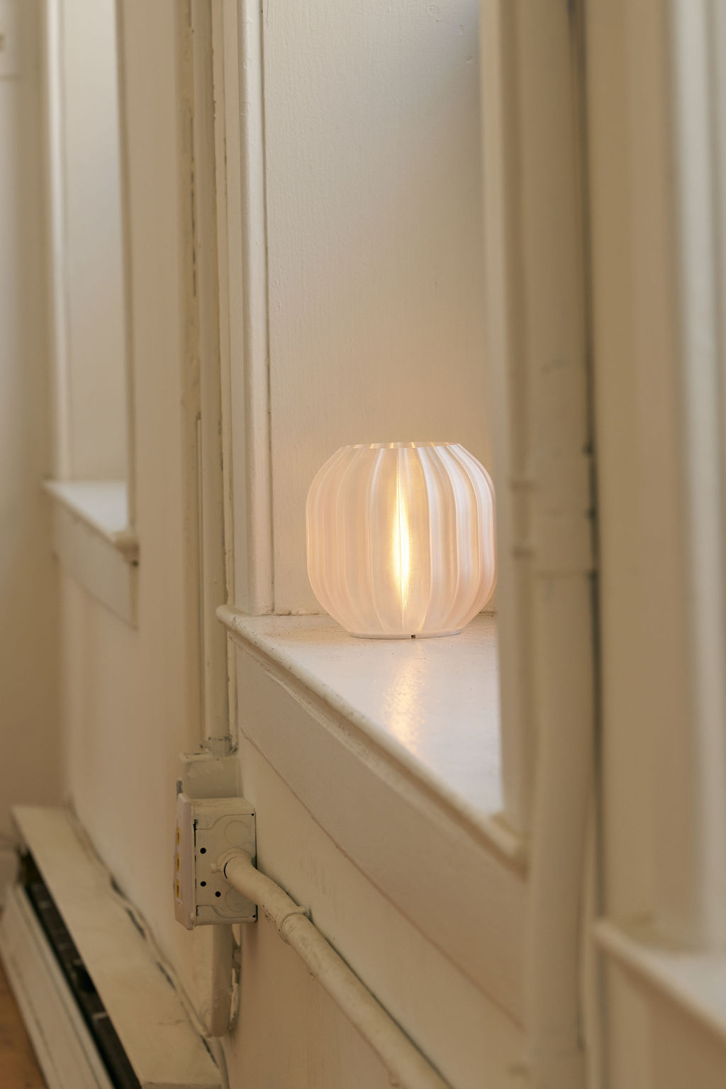 Mini Lantern Portable Lamp, Silk Mesh