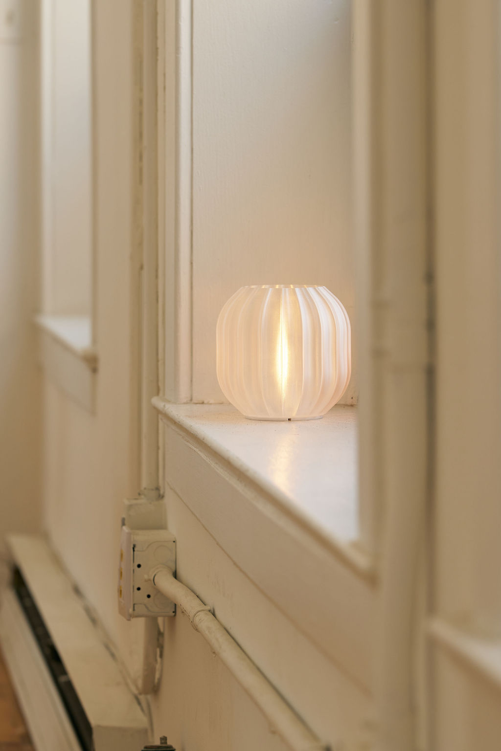 Mini Lantern Portable Lamp, Silk Mesh