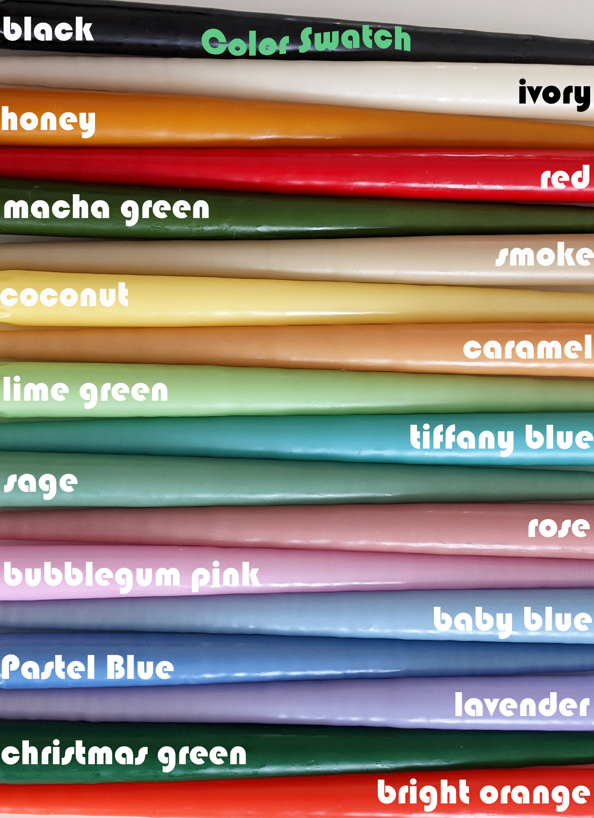 12" Hand Sculpted Squiggle Candle Sticks, Set of 2