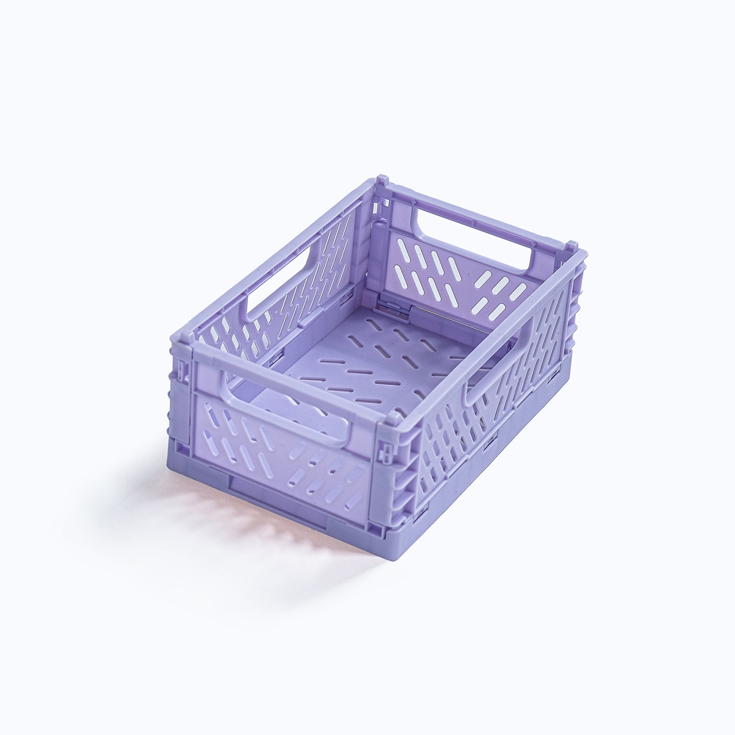 Mini Storage Crate, Lavender, Set of 2