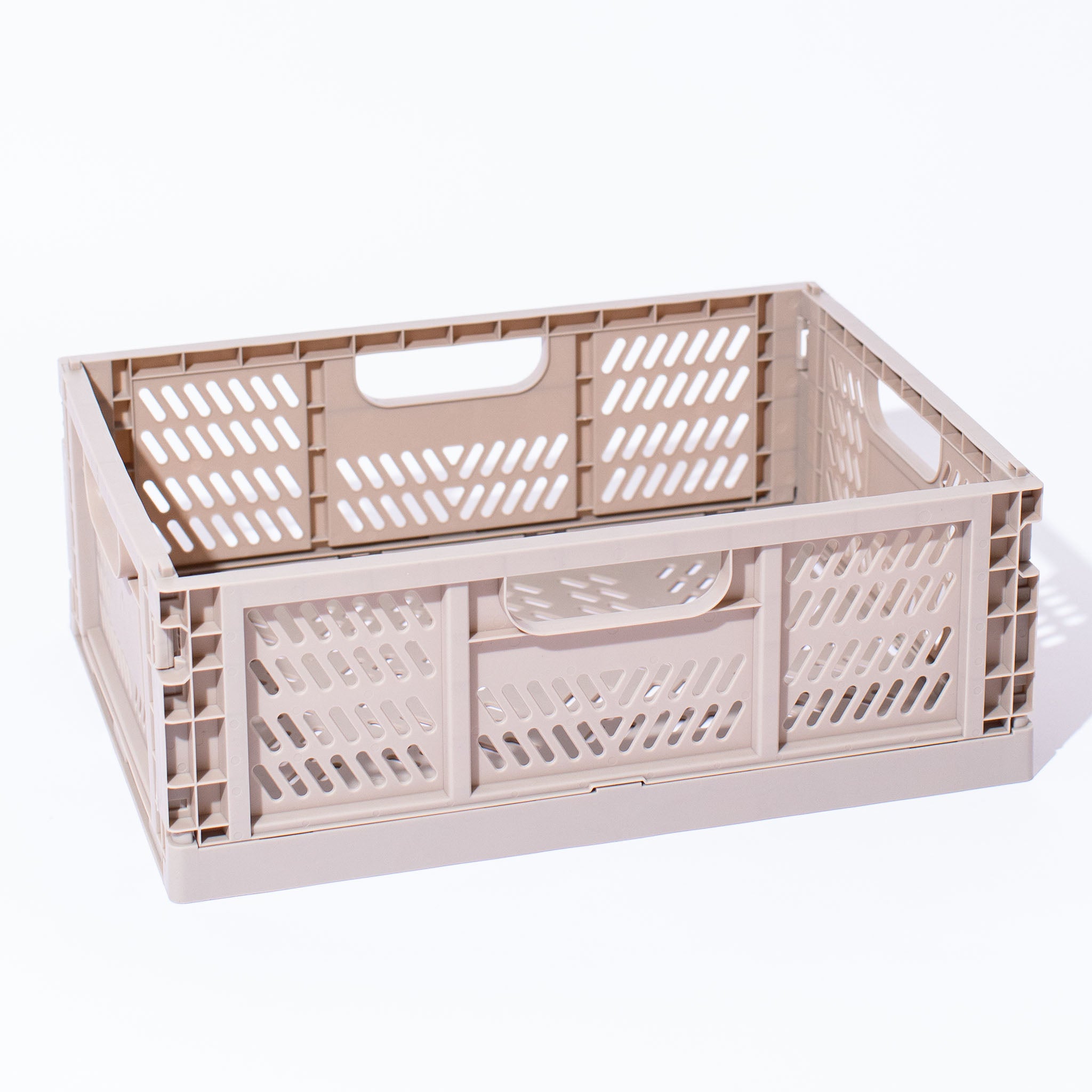 Large Storage Crate, Mocha, Set of 2