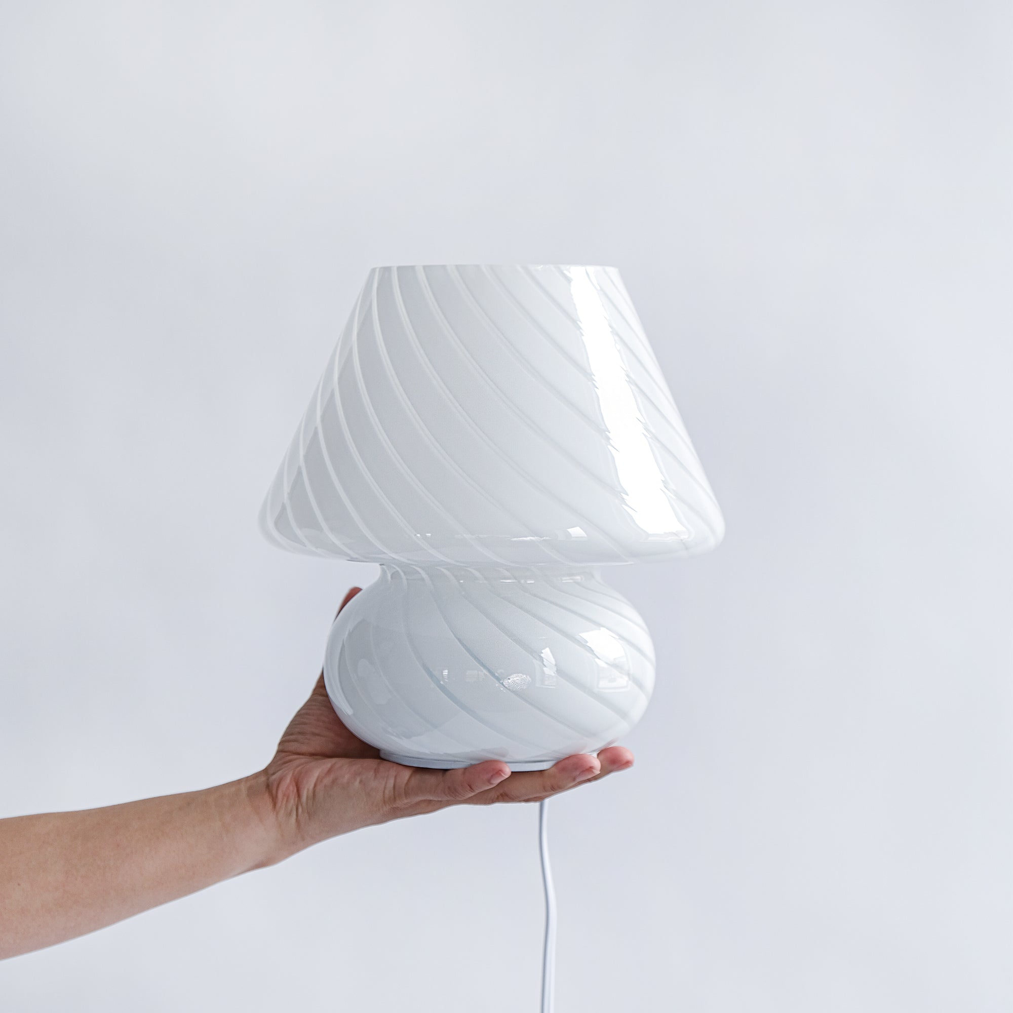 IMPERFECT SALE Standard White Mushroom Lamp