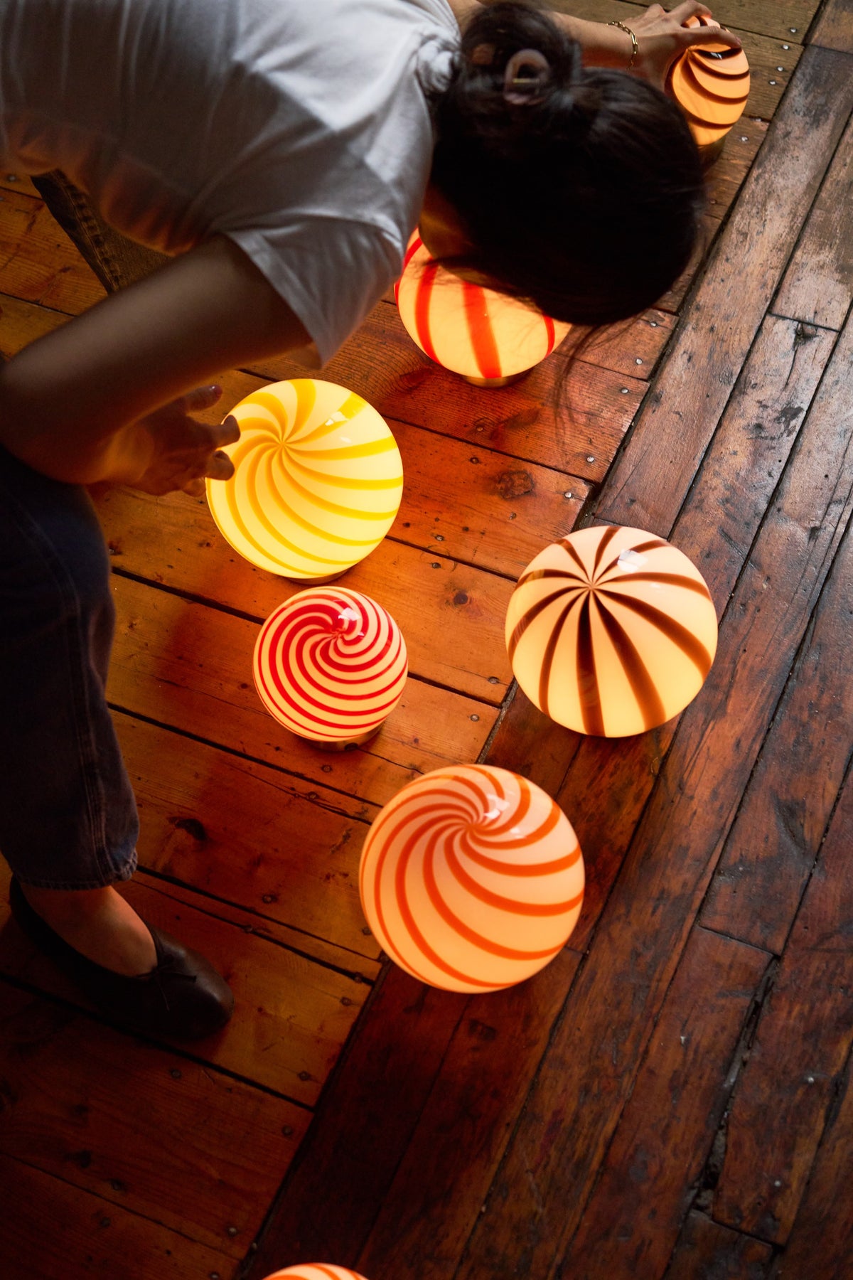 Glass Globe Lamp