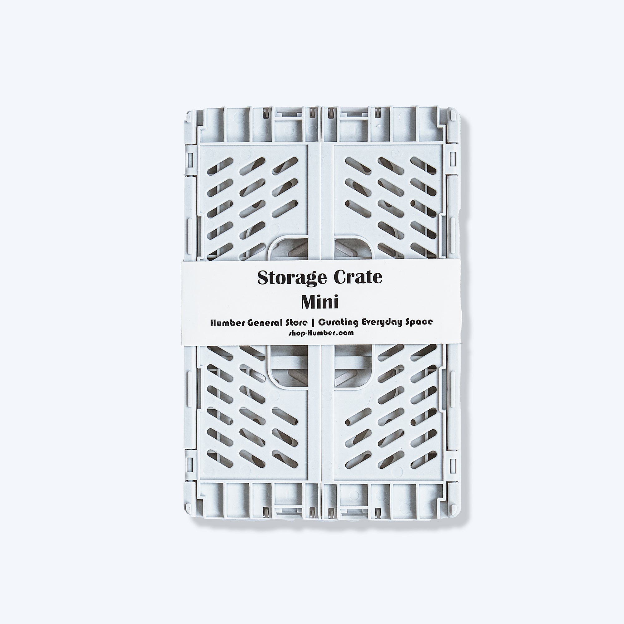 Mini Storage Crate, Off White, Set of 2