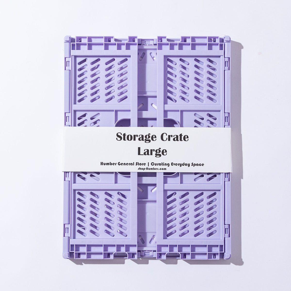 Color Storage Crate, Large, Lavender | Shop Humber