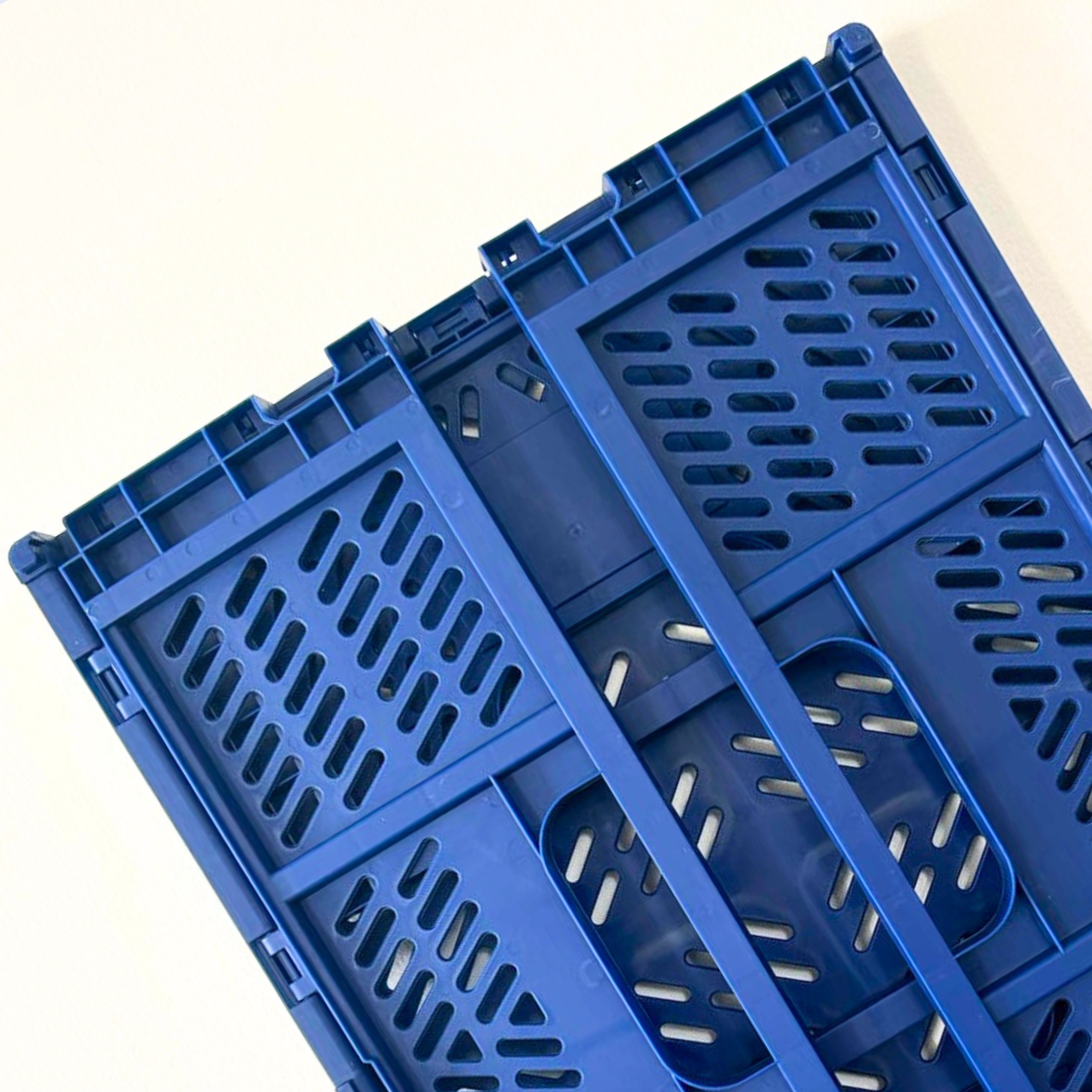 Large Storage Crate, Indigo Blue, Set of 2